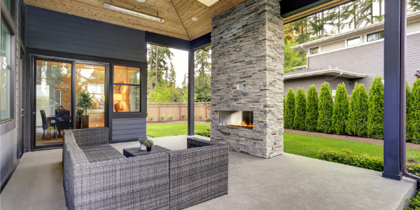 backyard fireplace for your Hudson Valley Home