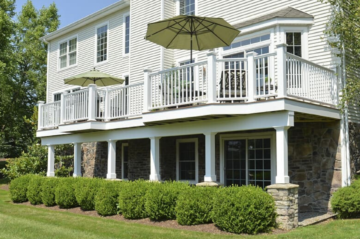 Deck in the Hudson Valley, New York