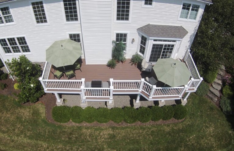 Two Story Traditional Deck 3