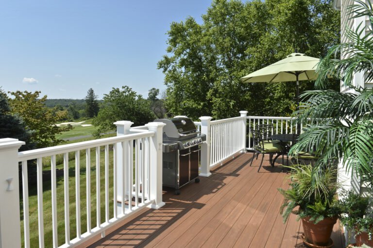 Two Story Traditional Deck 8
