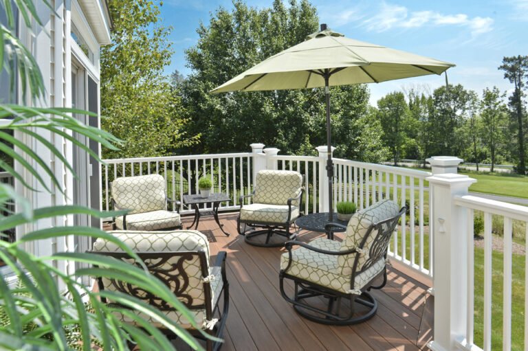 Two Story Traditional Deck 5
