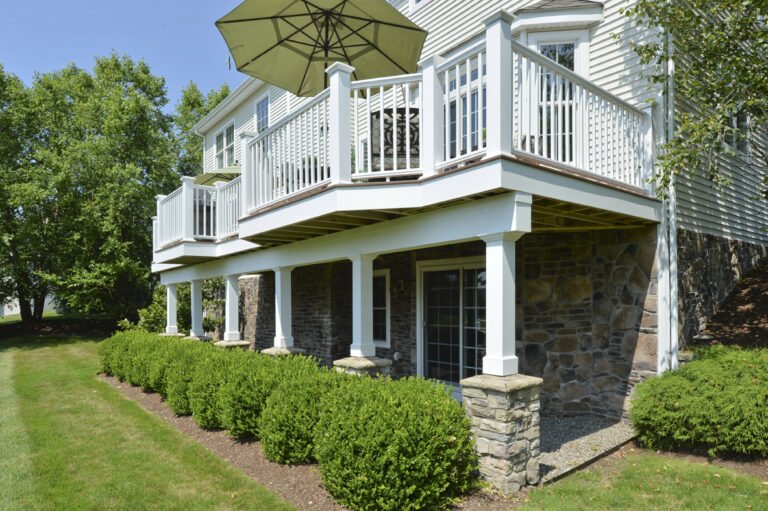Two Story Traditional Deck 4