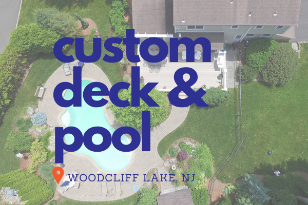 Custom Deck and Pool in Woodcliff Lake NJ